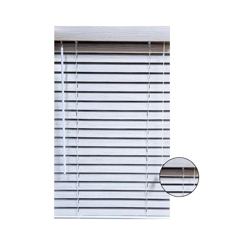 Xclusive Blinds 50mm 60 x 90cm Fauxwood PVC Blinds White