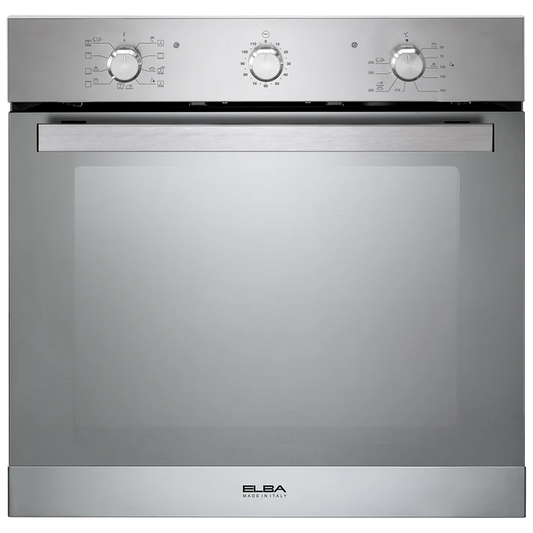 Elba 60cm Electric Oven - Silver