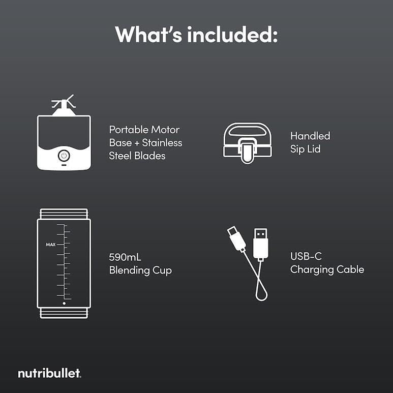 Nutribullet x McLaren Portable Blender Black