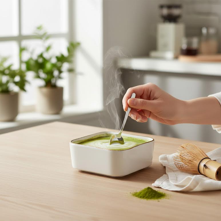 Square Bowl with Trimmings Gold & White