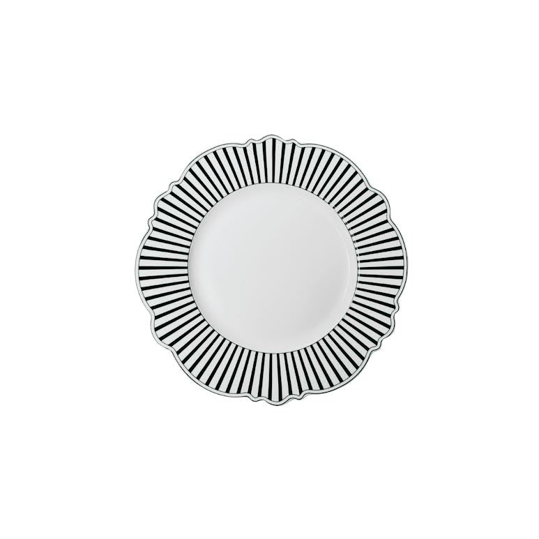 Jenna Clifford Ivory Noir 4 Piece Side Plate Set Black & White