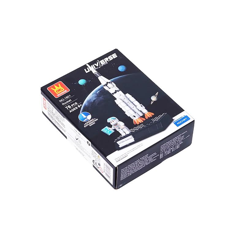 Wange Aerospace Rocket 76 Piece Building Block Set – The Culinarium
