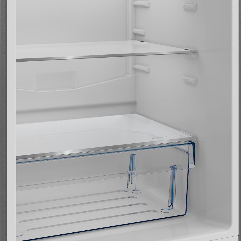 Defy 245L Fridge Freezer with Water Dispenser Metallic