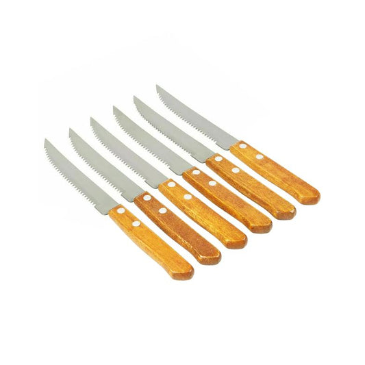 Kitchen Life 6 Piece Knife Set Silver