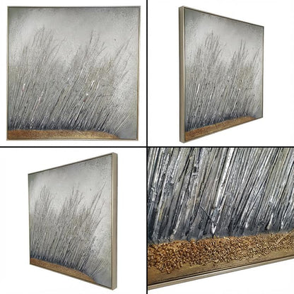 100 x 100cm Tall Grass Design Frame Multicoloured