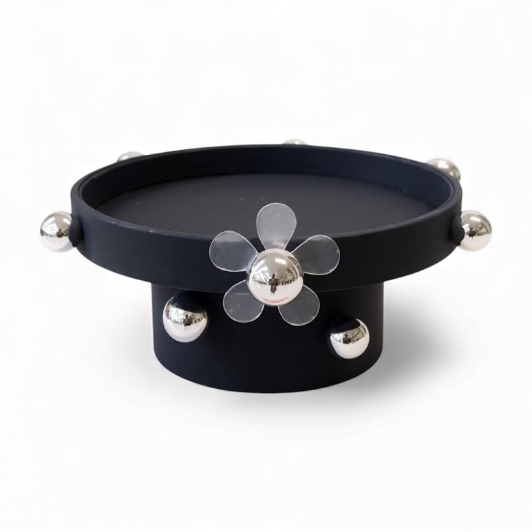 Leather Display Stand Black