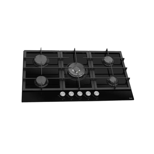 Ferre 90cm 5 Burner Gas Hob Black