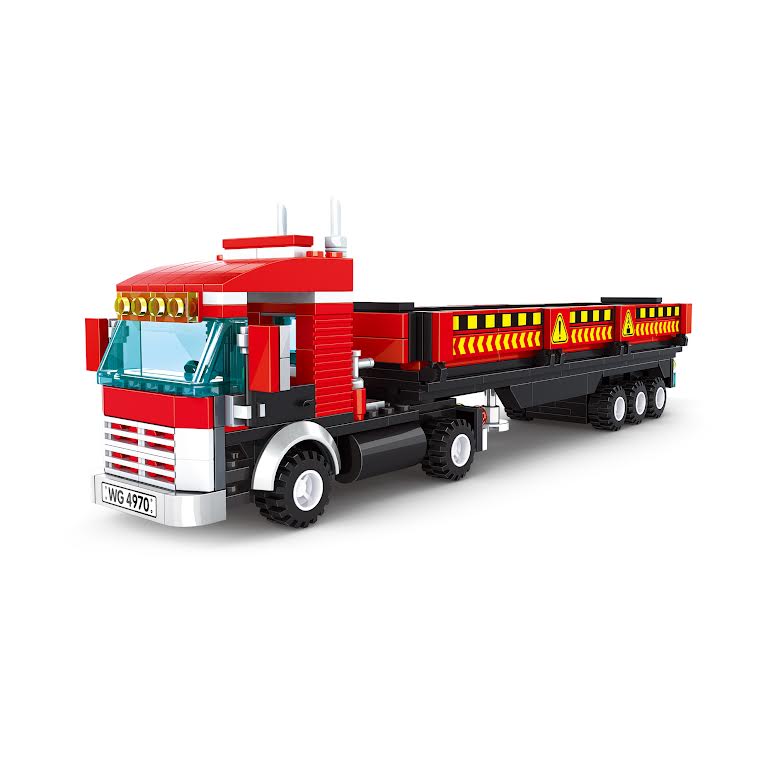 Wange Heavy Truck 323 Piece Building Block Set