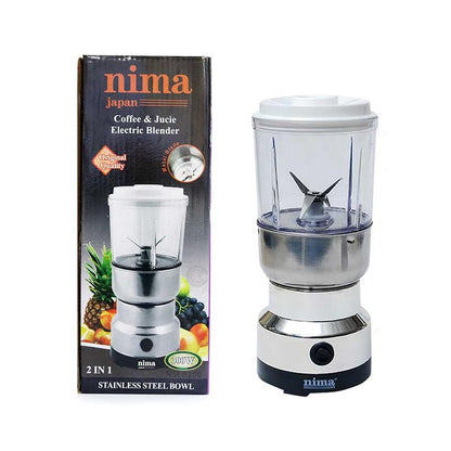 Nima 2 in 1 Coffee & Juice Electric Grinder Silver