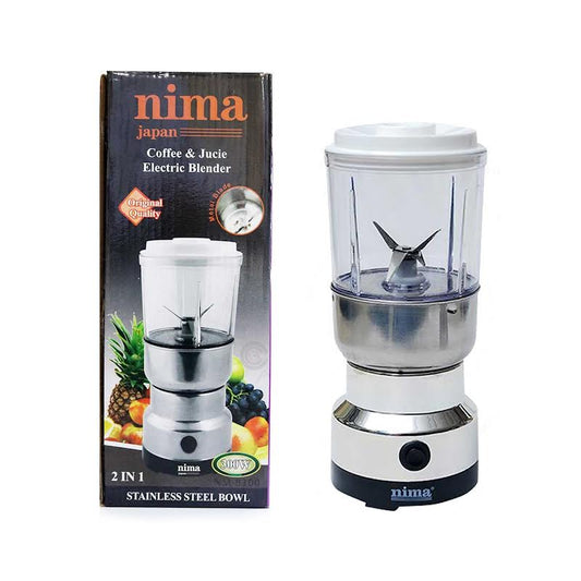 Nima 2 in 1 Coffee & Juice Electric Grinder Silver
