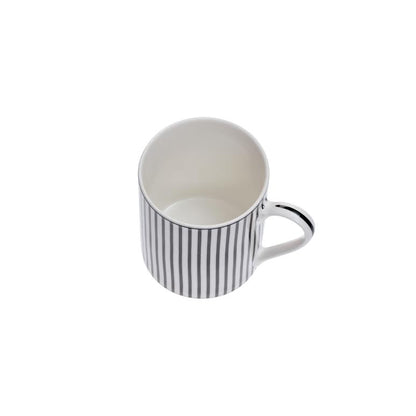 Jenna Clifford Ivory Noir 400ml Mug Black & White