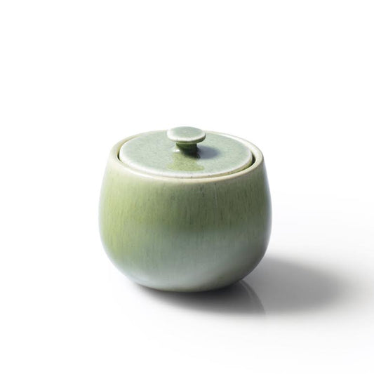 JAN Ashes & Olive Sugar Pot Green