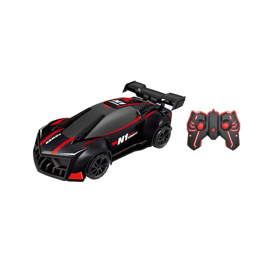 RC Fog Stream Stunt Car Black & Red