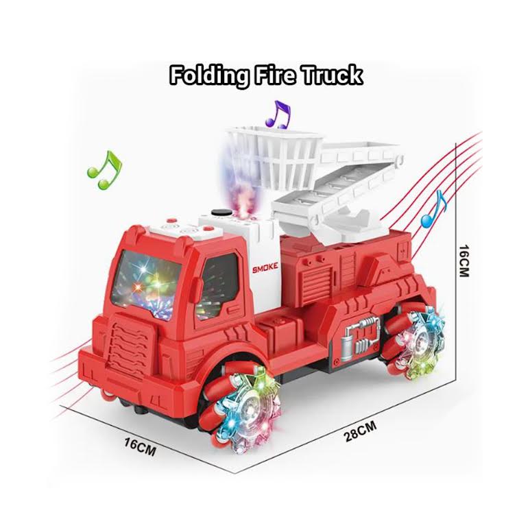 RC Fire Fighting Vehicle Red & White