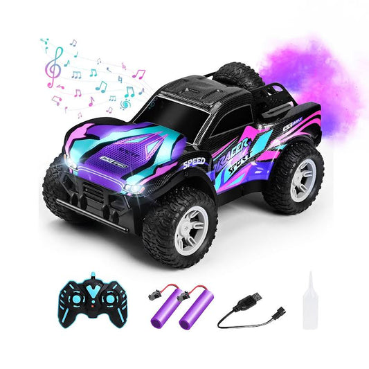 RC All Terrain Rechargeable Remote Control Double Spray Truck Multicoloured