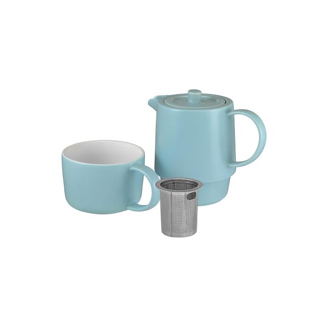 Maxwell & Williams Cafe Life Tea for One With Infuser Cloud