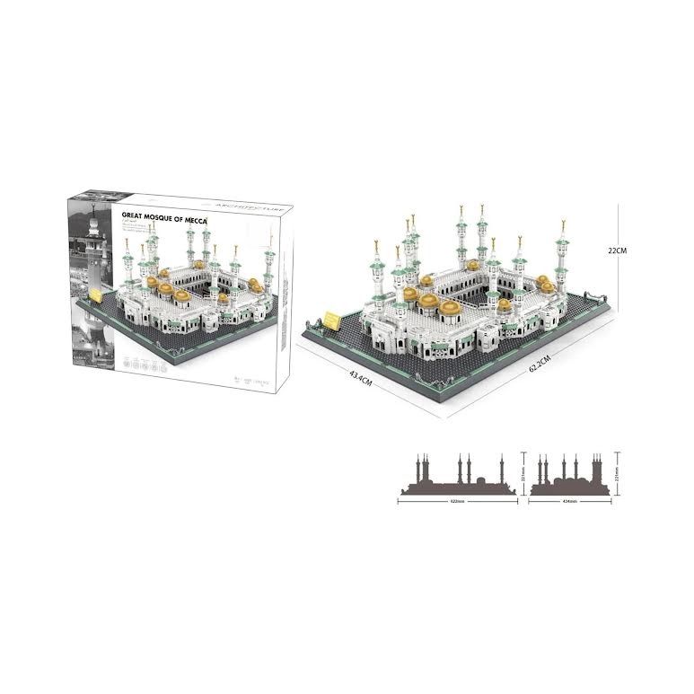 Wange Great Mosque of Mecca 2291 Piece Building Block Set