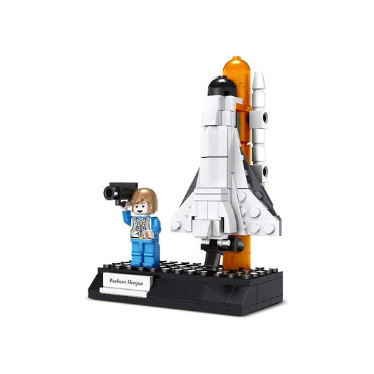 Wange Space Shuttle & Barbara Morgan 103 Piece Building Blocks Set