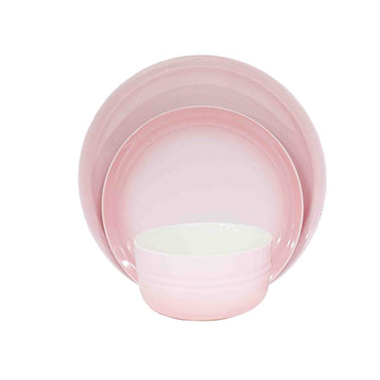 Kitchen Life 3 Piece Dinner For One Set Pink
