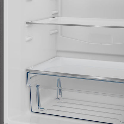 Defy 245L Fridge Freezer with Water Dispenser Metallic