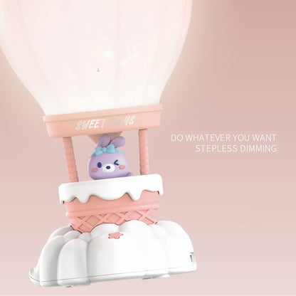 Hot Air Balloon Night Light Pink