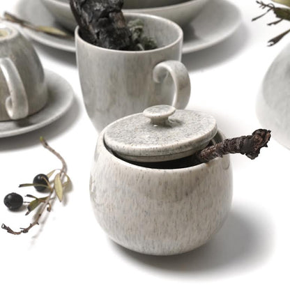 JAN Ashes & Olive Sugar Pot Grey