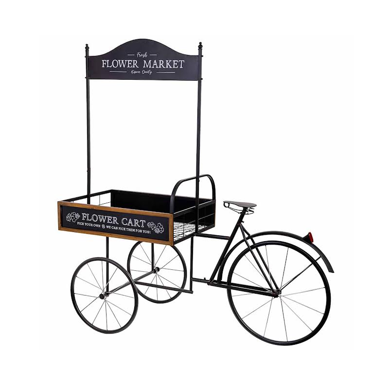 Bicycle Design "Flower Market" Planter Black