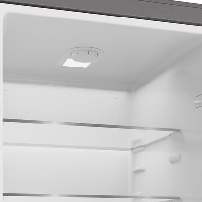 Defy 245L Fridge Freezer with Water Dispenser Metallic