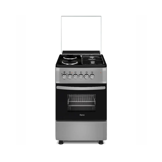 Ferre Gas Burner Free Standing Cooker Silver