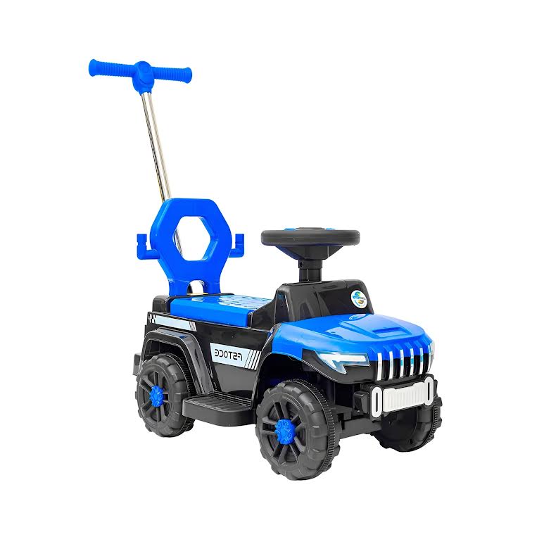 Kids Ride On & Push 4 Wheel Truck Blue