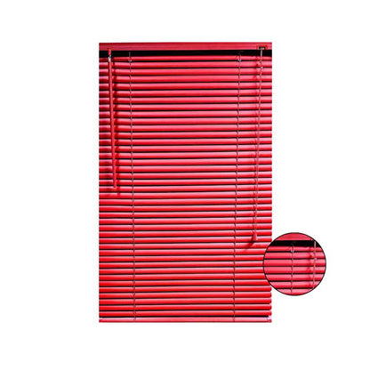 Xclusive Blinds 25mm 160 x 160cm PVC Blinds Chilli Red