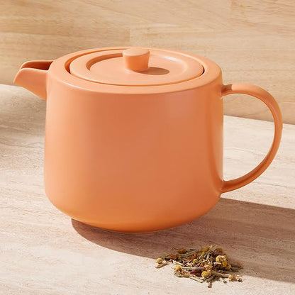 Maxwell & Williams 1Lt Cafe Life Teapot With Infuser Apricot
