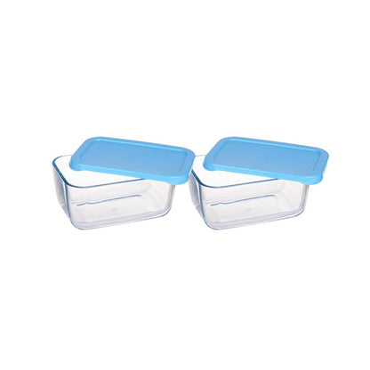 Pasabahce Snowbox 2 Piece 420ml Combo Blue