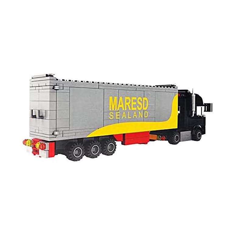 Wange Container Truck 352 Piece Building Block Set