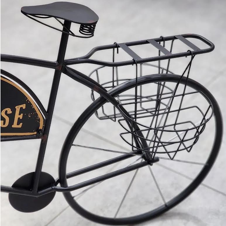 Bicycle Design Planter Black