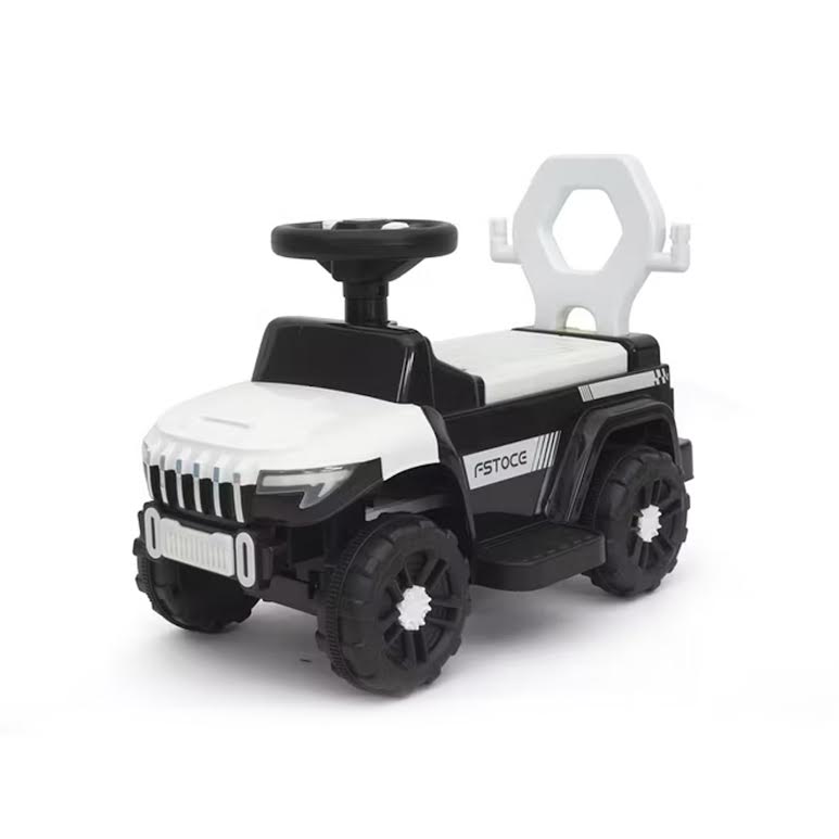 Kids Ride On 4 Wheel Car Black & White