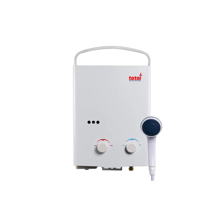 Totai 5L Outdoor Type Gas Geyser with Shower Set White