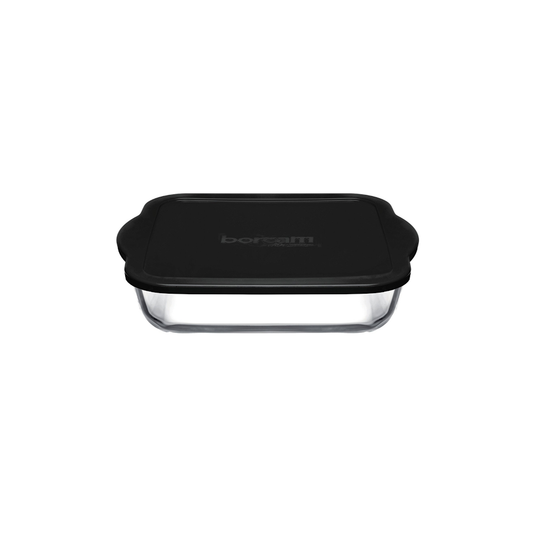 Borcam 2Lt Casserole with Lid Black