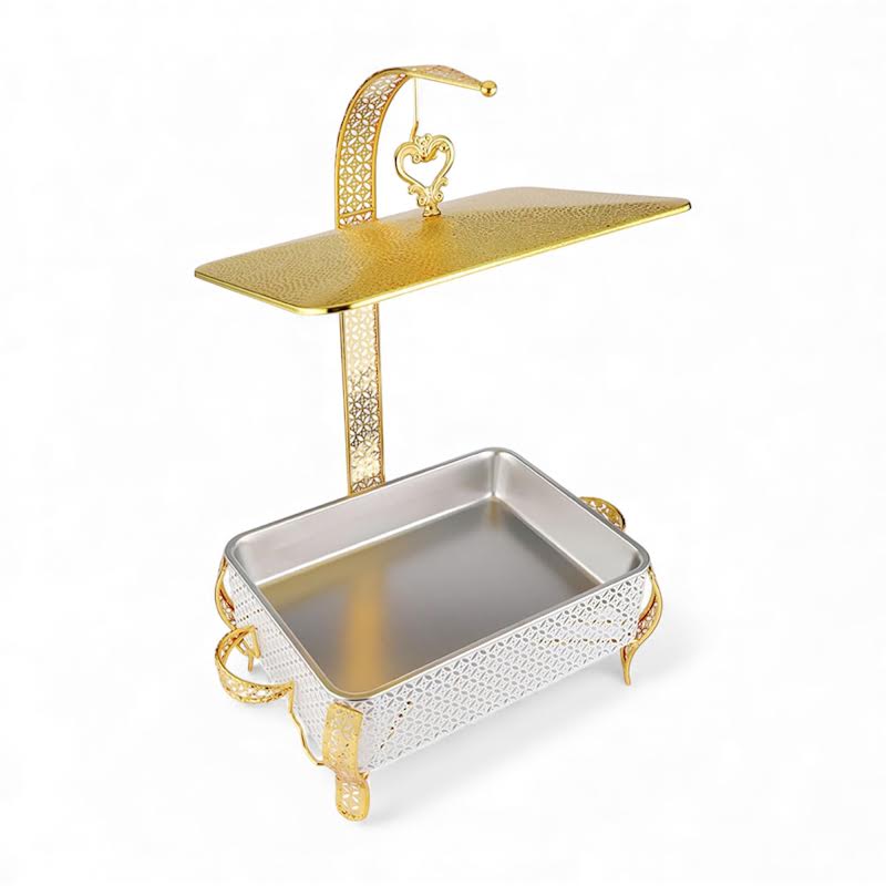 5.5Lt Chafing Dish Silver & Gold