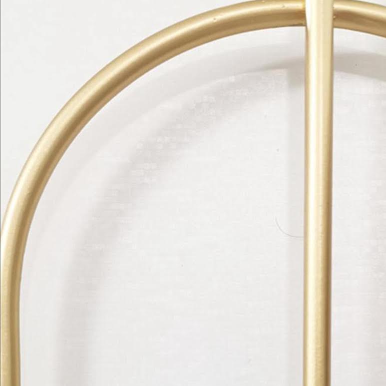 Modern Oval Wall Clock Gold