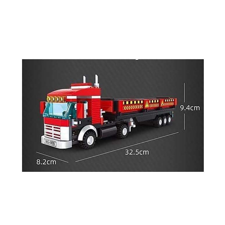 Wange Heavy Truck 323 Piece Building Block Set
