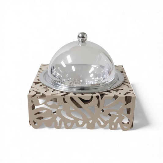 1Lt Chafing Dish Beige & Stainless Steel