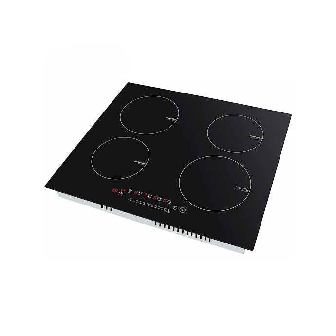 Elba 60cm 4 Zone Electric Hob Black