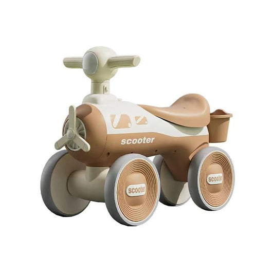 Kids Balance Scooter Brown