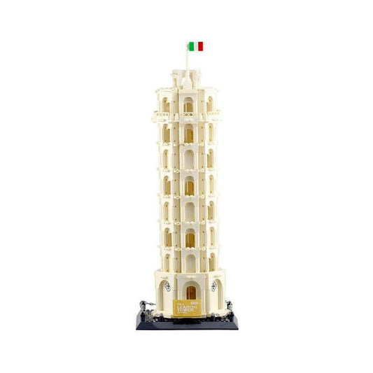 Wange Leaning Tower of Pisa 1390 Piece Building Block Set