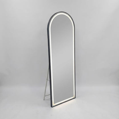 Free Standing LED Mirror Black
