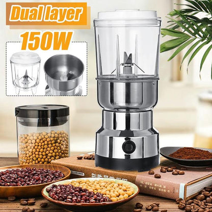 Nima 2 in 1 Coffee & Juice Electric Grinder Silver
