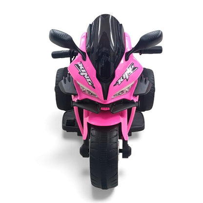 Kids Ride On Motorbike Black & Pink