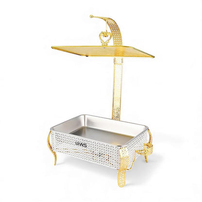 5.5Lt Chafing Dish Silver & Gold