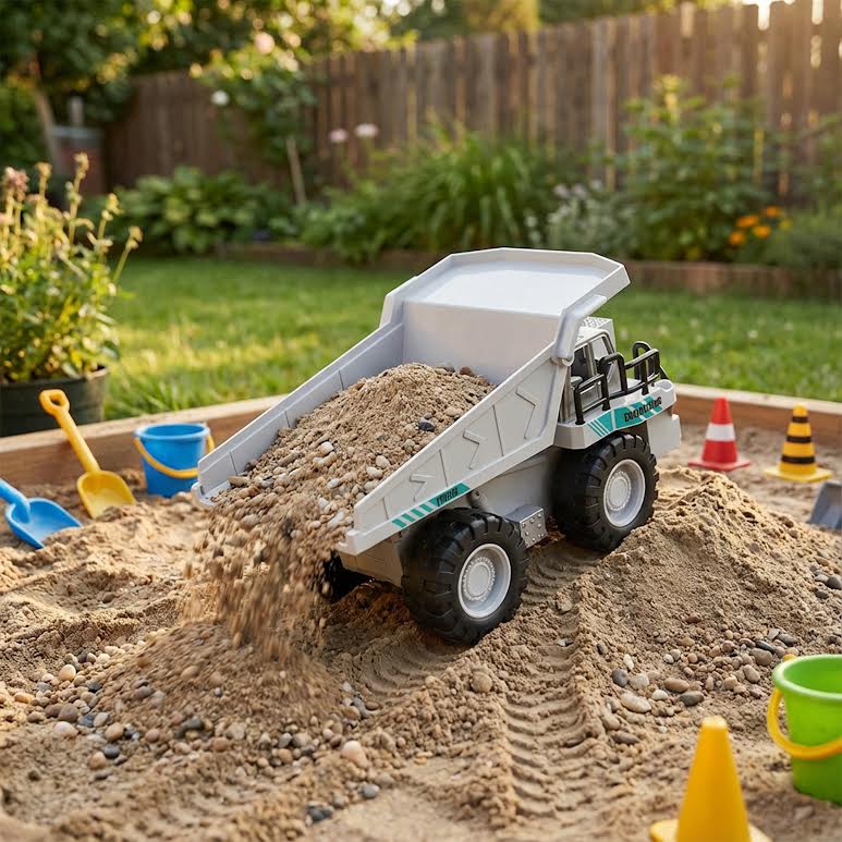 RC Dump Truck White – The Culinarium